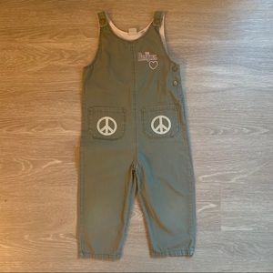 Junk Food Beatles Toddler Overalls